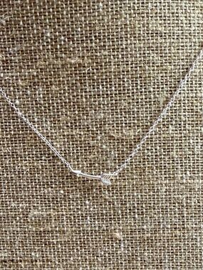 Delicate Silver Arrow Pendant Necklace - Women Jewelry sterling 925